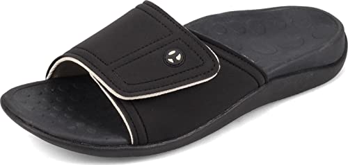 Vionic Kiwi Slide Sandal - Unisex Slide Sandal with Concealed Orthotic Arch Support