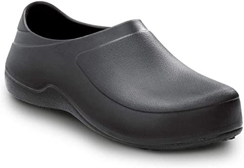 SR Max Manteo Women's, Black EVA Clog Style Soft Toe Waterproof Slip Resistant Work Shoe